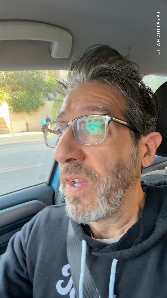 When you’re caught in a missile 🚀 barrage in a car in Israel