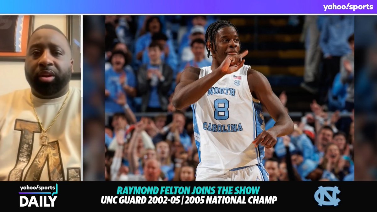 “But to me, Caleb [Wilson] is the guy that has the biggest upside out of all of them.” 👀 UNC legend Raymond Felton believes Carolina’s star freshman should be in the conversation as the No. 1 pick in the NBA draft. (via Yahoo Sports Daily)