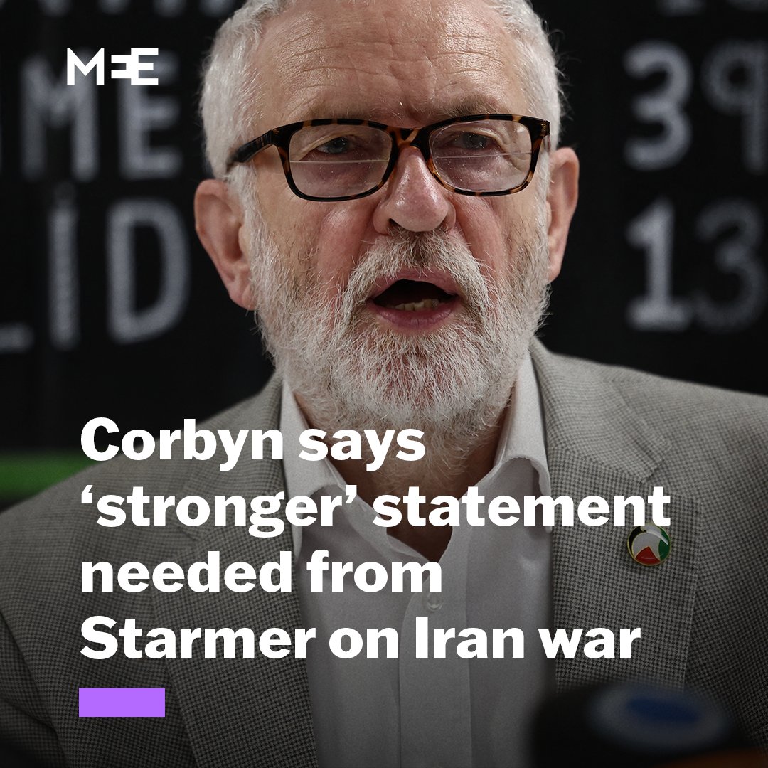 British MP and the leader of Your Party, Jeremy Corbyn, criticised Prime Minister Keir Starmer for failing to clearly state that the UK would not be involved in the US-Israeli war on Iran, after Starmer said British military bases could be used by US forces to attack the country.