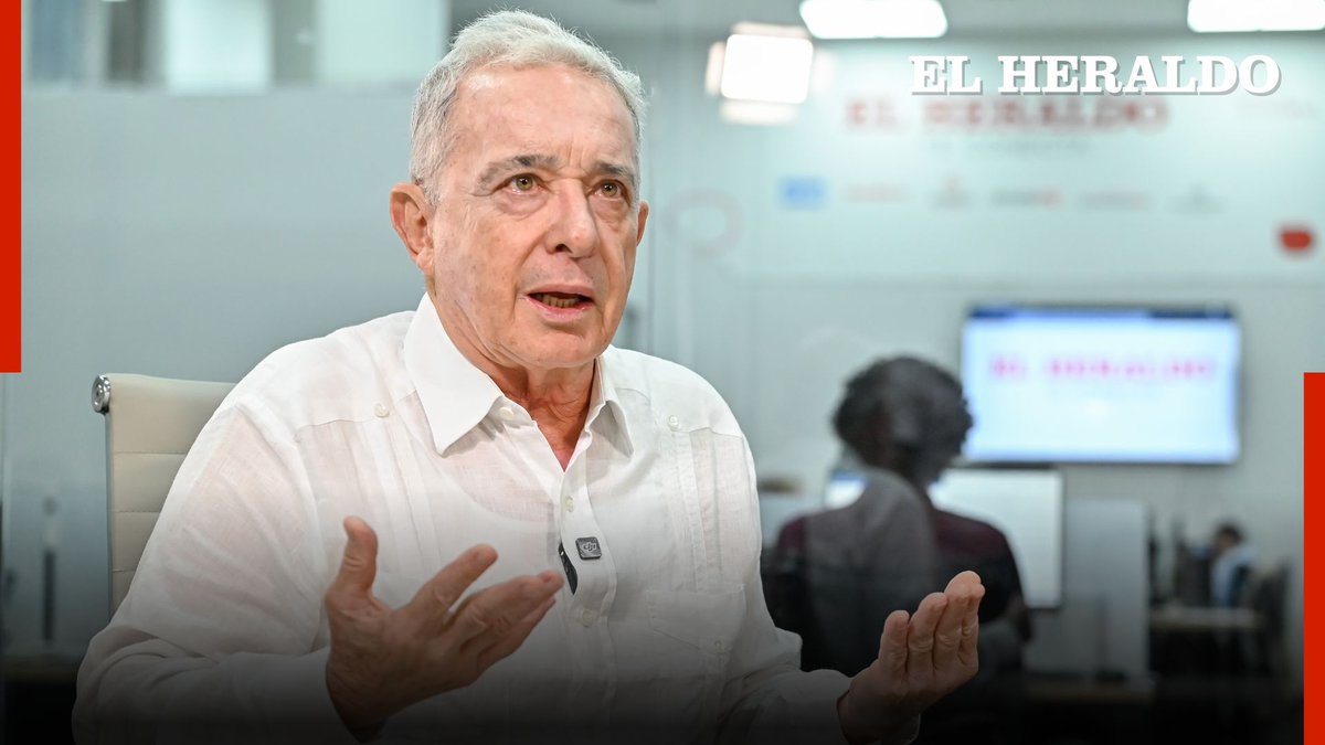 🗣️ “El terrorismo que ordena votar por Cepeda es el gran fraude electoral”: Álvaro Uribe Vélez (Álvaro Uribe Vélez) En entrevista con EL HERALDO, el exmandatario se refirió al panorama político y social del país. 👇