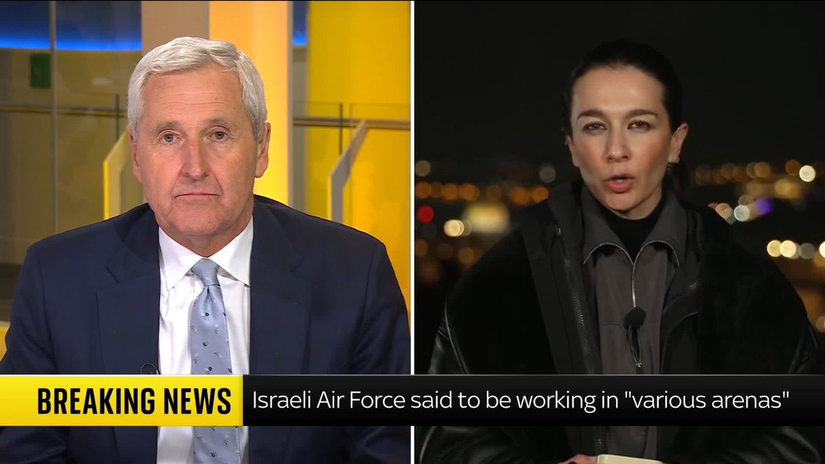 A letter published by the commander of Israel's air force may indicate that the Israeli military is not operating from the air alone in its war on Iran, reports Yalda Hakim. Iran latest 🔗 📺 Sky 501