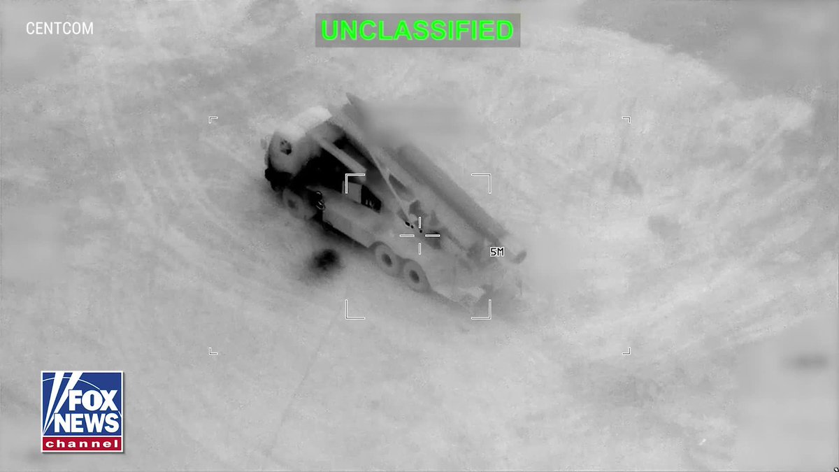 NEW: U.S. Central Command releases video of U.S. forces destroying Iranian missile launchers. "While the Iranian regime indiscriminately targets civilians with missiles and drones, U.S. forces continue to aggressively hunt and destroy Iranian missile launchers with precision."