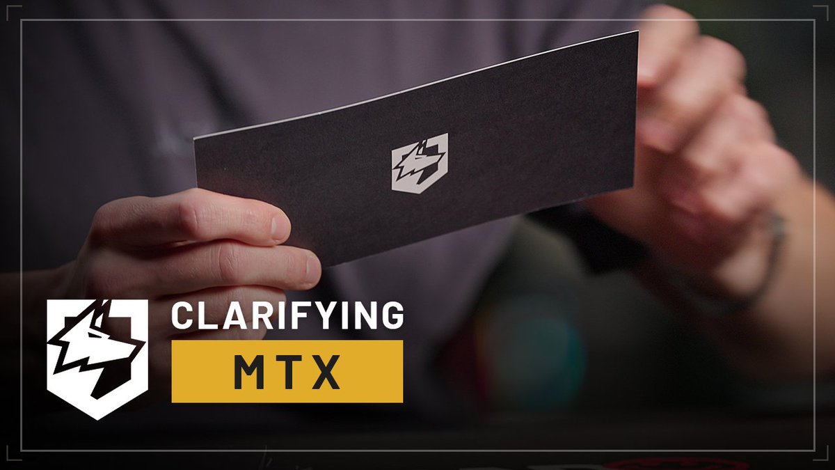 We’re all about transparency, and it looks like a question in yesterday’s video potentially left room for misinterpretation. Here's a quick video to clarify our stance on MTX in WARDOGS.