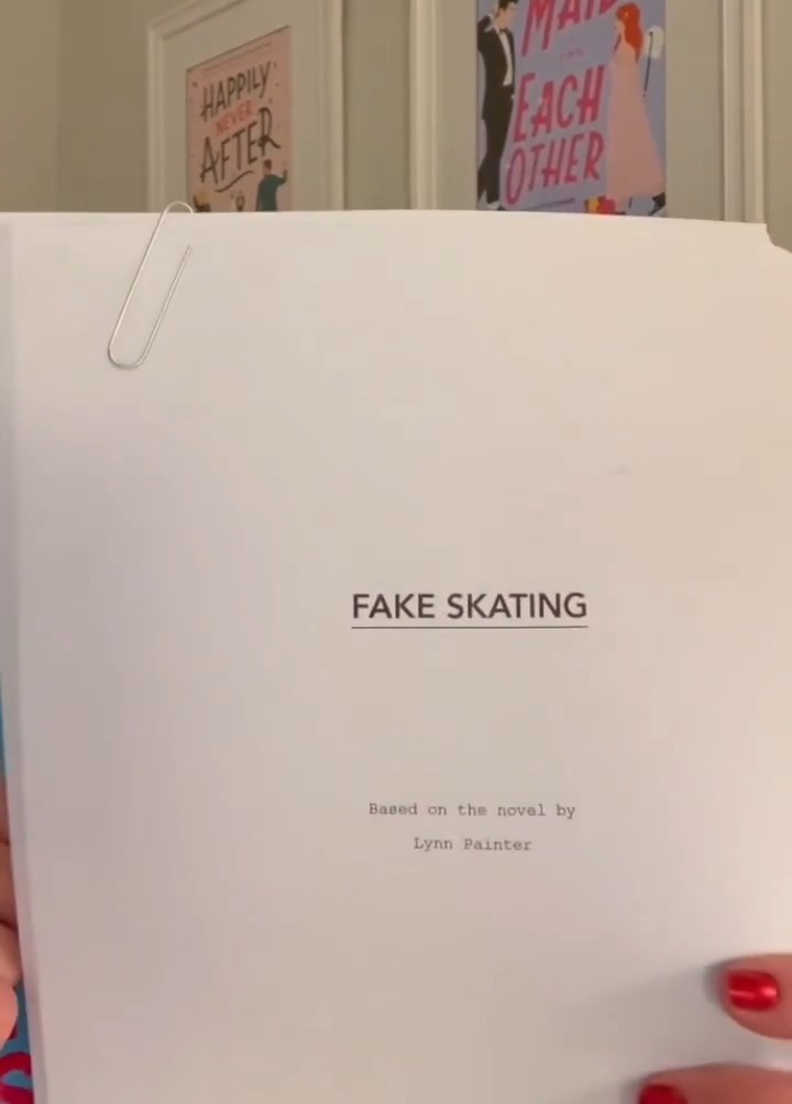 Hard launching some big news… the best selling book Fake Skating is officially coming to the big screen! 🏒🎬 Fake Skating Movie