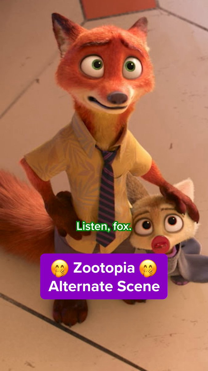 Nick's notorious trip to Jumbeaux's looks a little different here 👀 #Zootopia (and this unfinished alternate scene) are streaming on Disney+