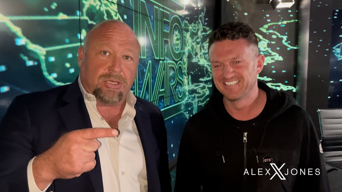 HISTORIC VIDEO: Alex Jones &amp; Tommy Robinson Meet For The 1st Time In Person At The Infowars Studio! »WATCH TOMMY ROBINSON &amp; ALEX JONES LIVE NOW: