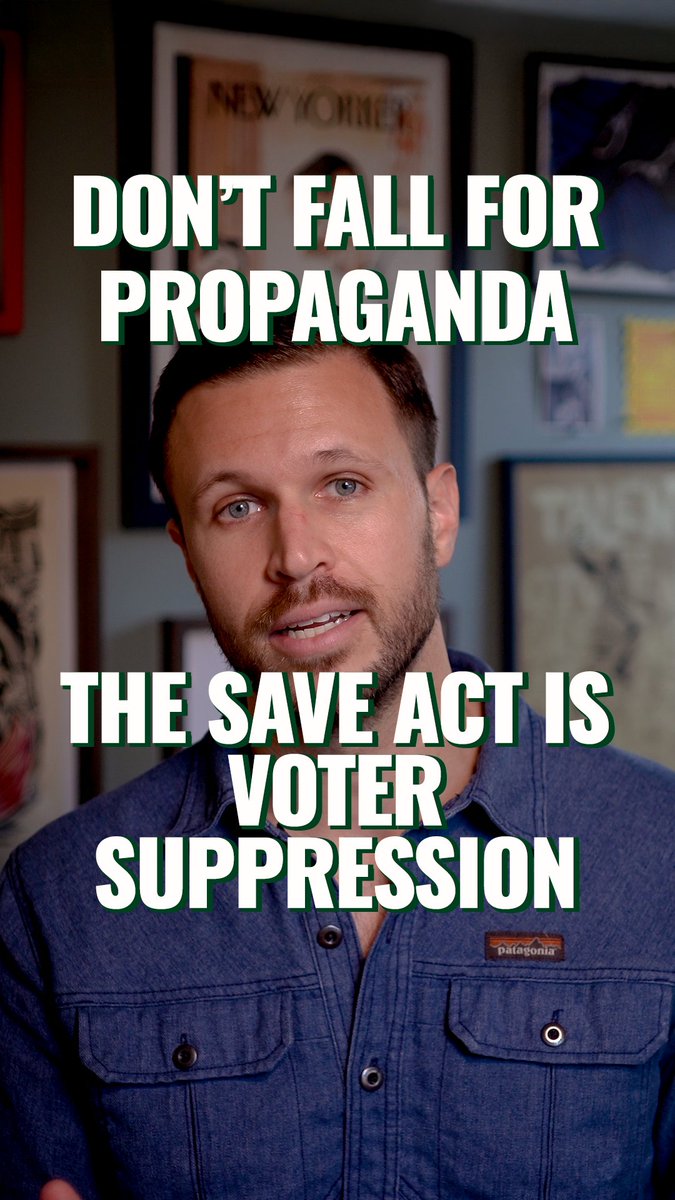These politicians are counting on you not to understand how the SAVE Act works. It doesn’t "save" anything – it could block tens of millions of eligible Americans from voting. Don’t let misinformation win. Call your U.S. Senators and demand they vote NO: (202) 224-3121.