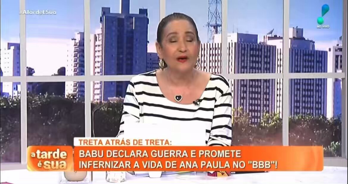 URGENTE! Sonia Abrão destrincha lei em proteção as mulheres, e revela que Babu se encaixa em muitas delas após coagir Ana Paula: "É violência emocional sim, isso é CRIME sim, e vocês (Globo) parem de compactuar. Que a emissora expulse babu urgente!" #ATardeESua #BBB26
