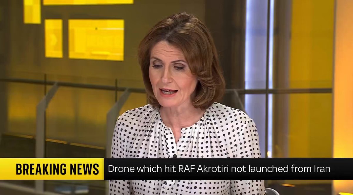 A ‘Shahed-like drone’ which targeted a UK RAF base in Cyprus was not launched from Iran, says Ministry of Defence spokesperson | Sky News