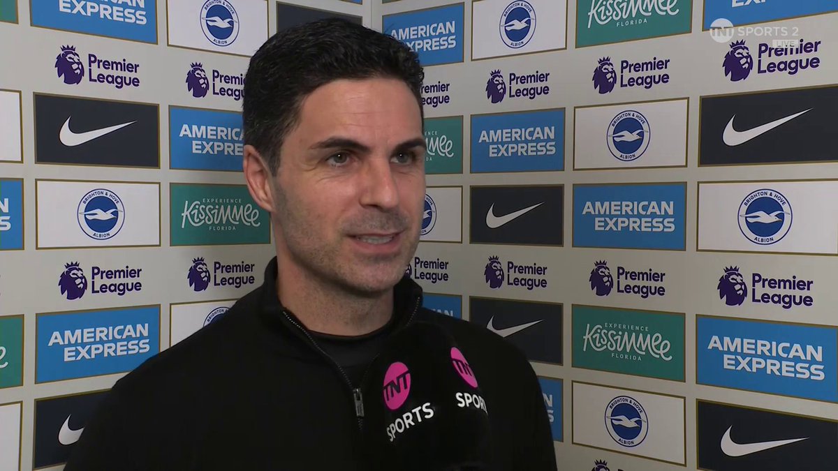 "He turned his ankle against Chelsea..." Mikel Arteta on William Saliba's absence as Arsenal prepare for a massive night at Brighton... 🎙️ Danny Jamieson 📺TNT Sports &amp; discovery+ UK