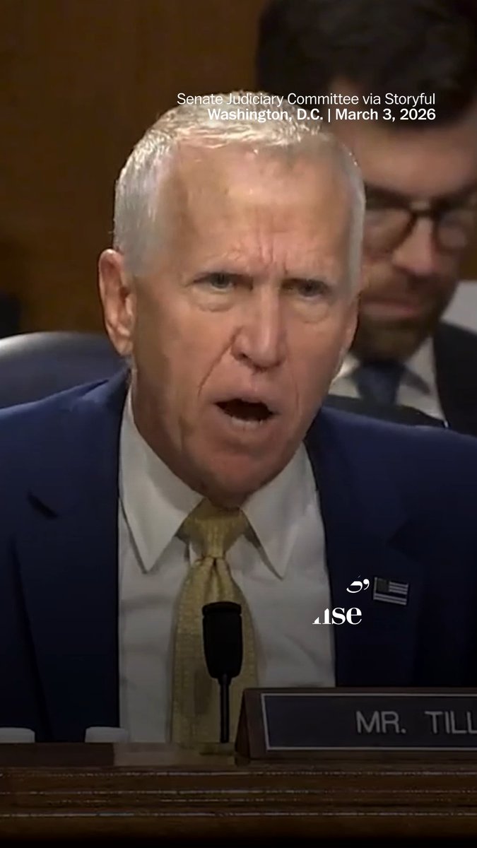 At a Senate hearing on March 3, Sen. Thom Tillis (R-North Carolina) condemned Homeland Security Secretary Kristi L. Noem’s admission in her book that she fatally shot her dog, as well as her handling of the immigration crackdown in Minneapolis. “We’re an exceptional nation, and one of the reason’s we’re exceptional is we expect exceptional leadership, Tillis told Noem. "And you’ve demonstrated anything but that.” Tillis also called for Noem's resignation.