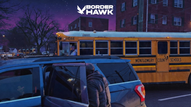 EXCLUSIVE: School Bus Driver Harasses ICE During Operation Near D.C. ICE arrested illegal aliens on the outskirts of Washington, D.C., including a Brazilian who told Border Hawk he had been living in the US for 24 years See our latest U.S. Immigration and Customs Enforcement ride-along report Article link ⏬