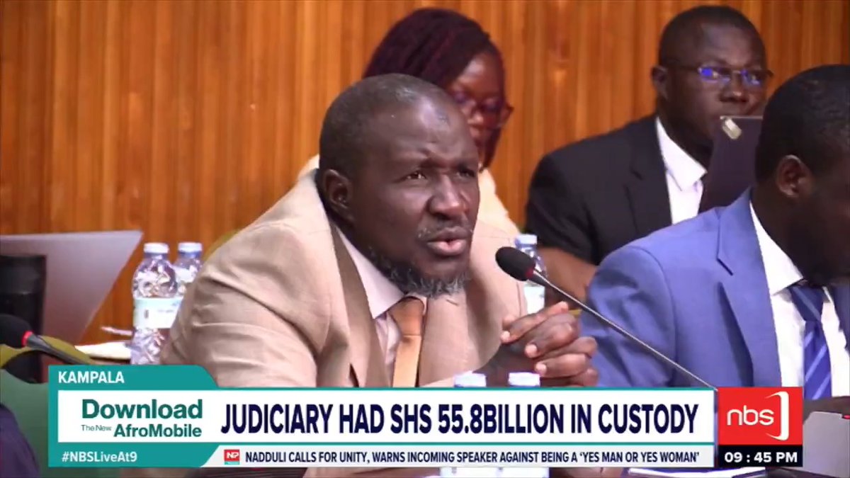 The Public Accounts Committee has accused officials from the Judiciary of Uganda of concealing more than UGX 54.4 billion in bail fees and failing to refund the money to the rightful owners after cases were concluded. Moses Namayo #NBSLiveAt9 #NBSUpdates