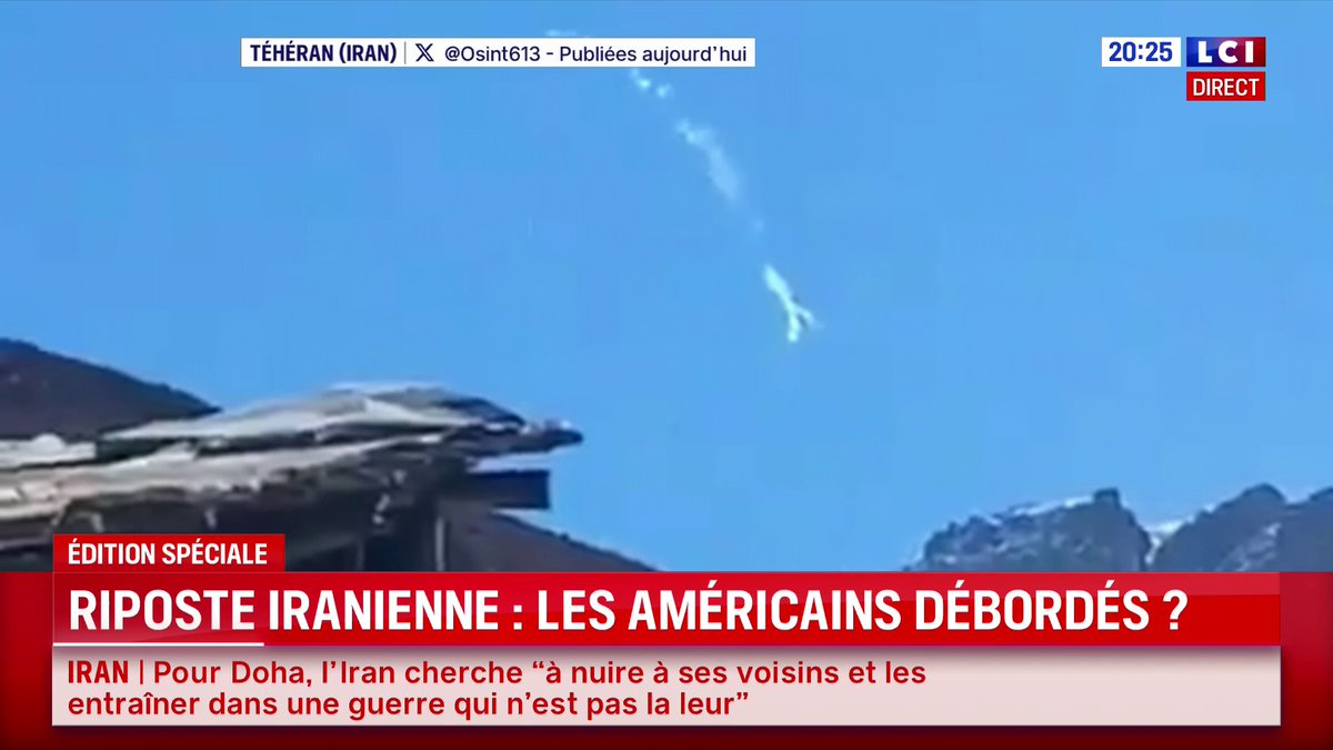 Duel d'avions de chasse dans le ciel iranien "Un avion Adir (F-35) de l'armée de l'air israélienne a abattu il y a peu un avion de combat iranien (YAK-130) au-dessus de Téhéran", a déclaré l'armée israélienne dans un communiqué
