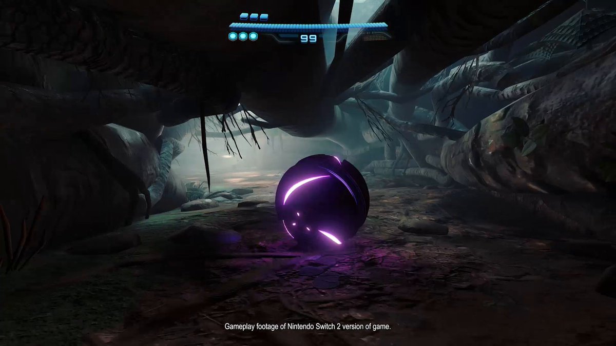 Keep rolling, rolling, rolling, rolling. Morph Ball your way through different terrain in #MetroidPrime4: Beyond available now on #NintendoSwitch2 and #NintendoSwitch!