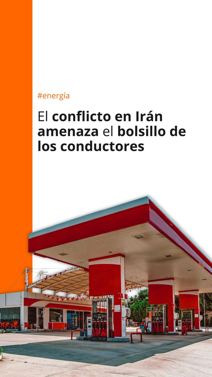 🔎 El conflicto en Irán amenaza el bolsillo de los conductores: la gasolina podría subir hasta 10 céntimos por litro 📈 OCU estima que el litro de combustible subirá si el Brent permanece en los 80 dólares por barril. Todos los detalles aquí 🔗