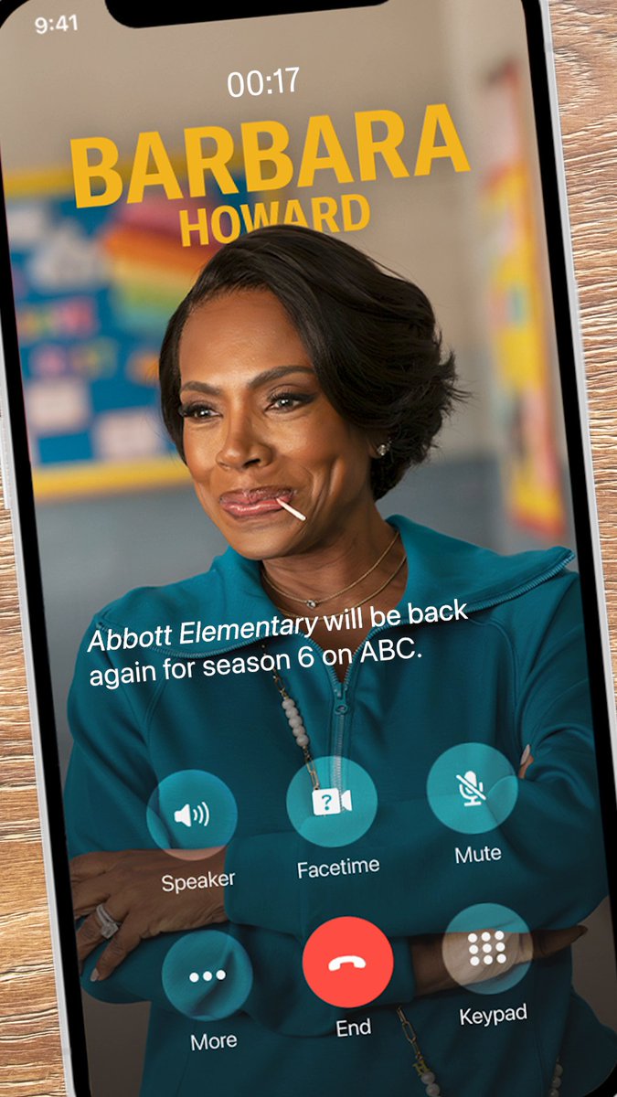 You heard it from Barbara first, season 6 of #AbbottElementary is coming! 🎉