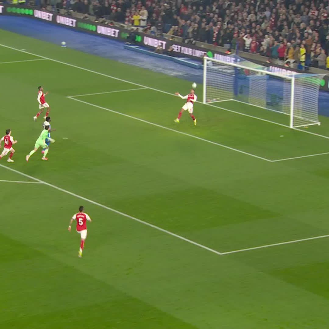 Gabriel spares David Raya's blushes 🤚⛔ 📺 Stream #BHAARS on DStv:
