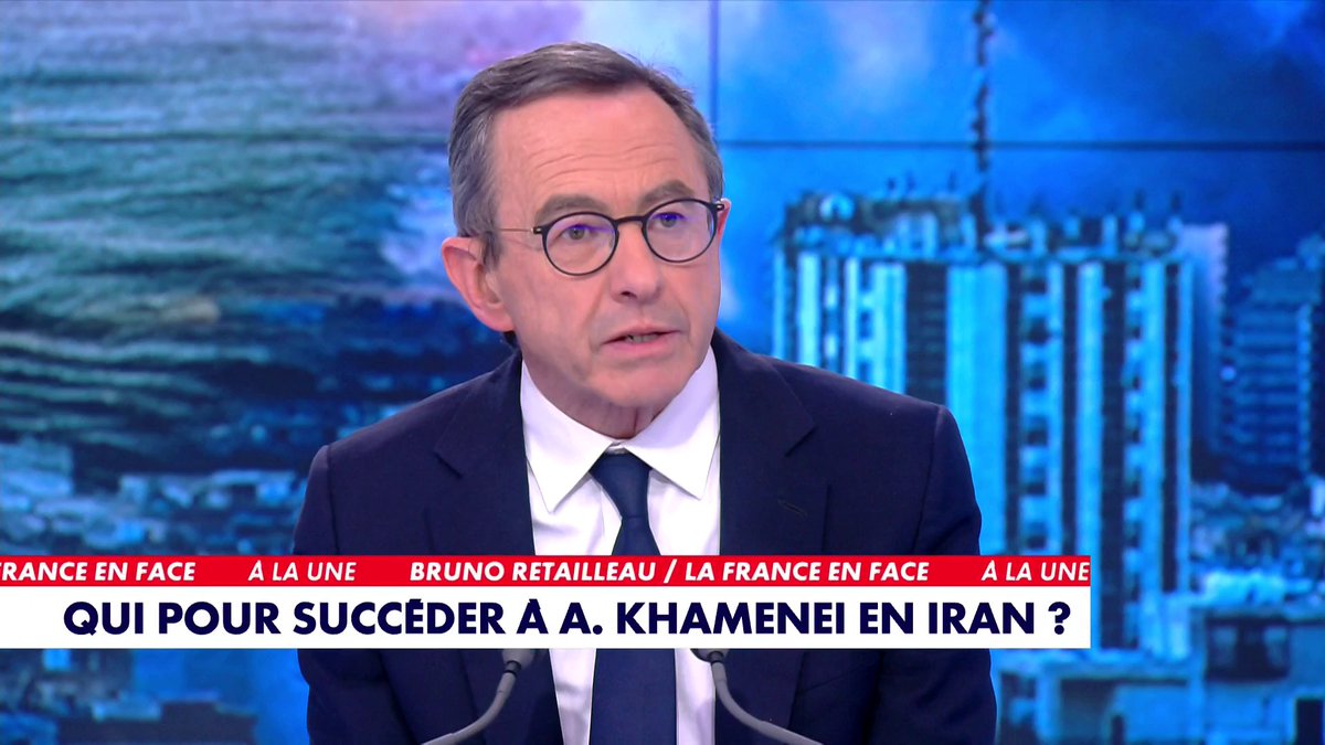 Bruno Retailleau, président des LR et candidat à l'élection présidentielle, sur les frappes israélo-américaines en Iran : «Sans ces frappes, il n'y avait aucune sorte d'espoir pour le peuple iranien», dans #LaFranceEnFace Toute l'info est à retrouver sur