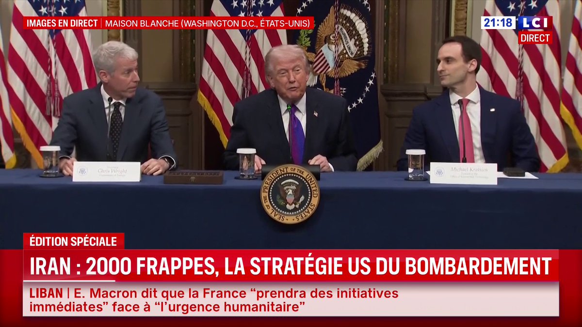 🔴 Iran : "Si ce n'était pas Israël qui était intervenu, nous l'aurions fait", Donald Trump qui sur une échelle de 1 à 10 estime être "à 15"