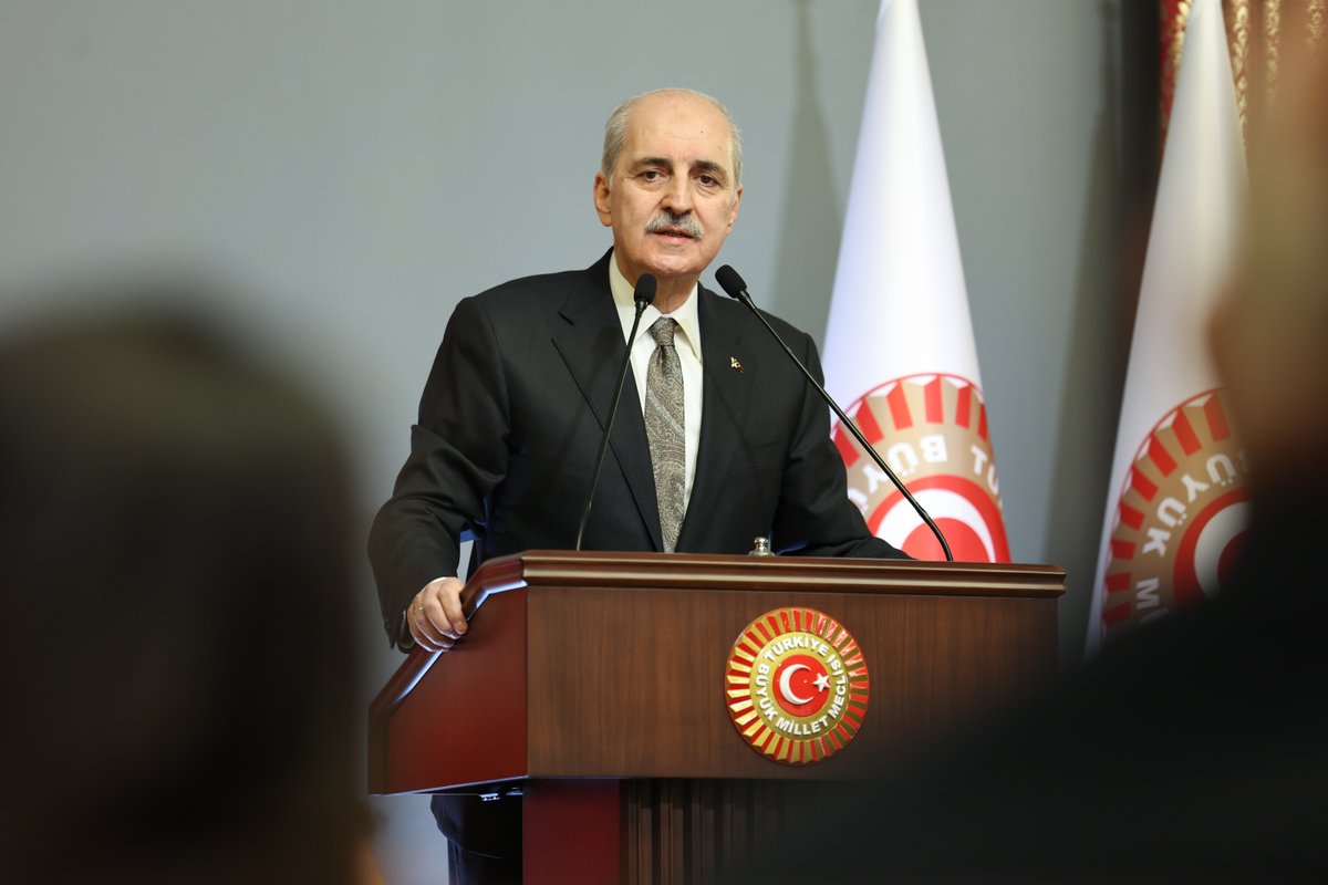 VİDEO - TBMM Başkanı Numan Kurtulmuş: "Kardeşlik bizim yeni karşılaştığımız bir durum değil, ezelden beri sahip olduğumuz bir duygudur"