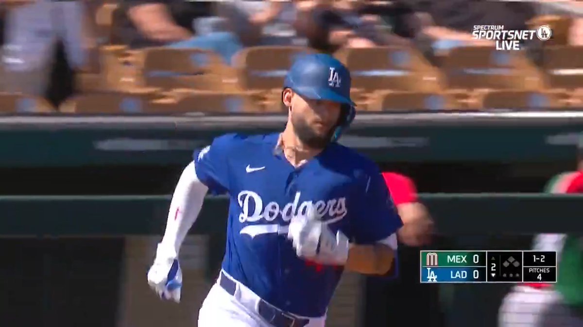 Start it off, Andy! #DodgersST