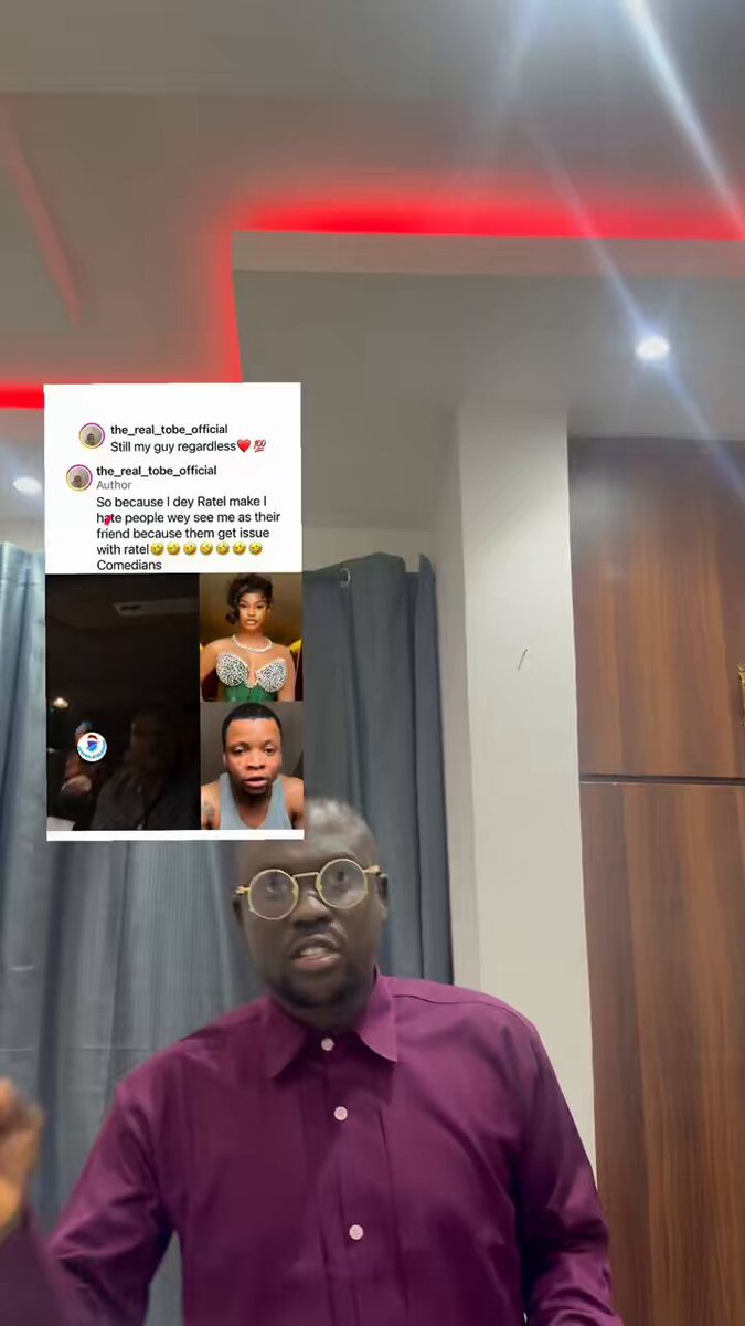 Ratels, Ratels VerydarkBlackman should be aware that this boy Tobe is a snitch.
