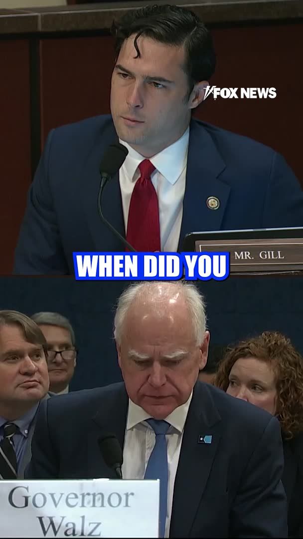 ‘THAT DOESN'T SOUND REASONABLE’: GOP Congressman Brandon Gill questions Minnesota Governor Tim Walz over the fraud investigation into his state’s autism program payouts. "That's about a 500x increase over six years, were there 500 times the number of autism patients in that time period?"