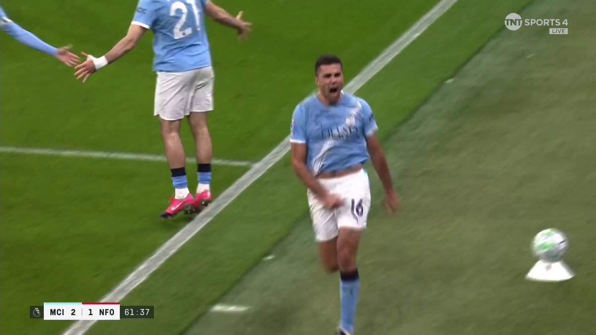 Rodri fires Manchester City back in front against Nottingham Forest ⚽ TNT Sports &amp; discovery+ UK
