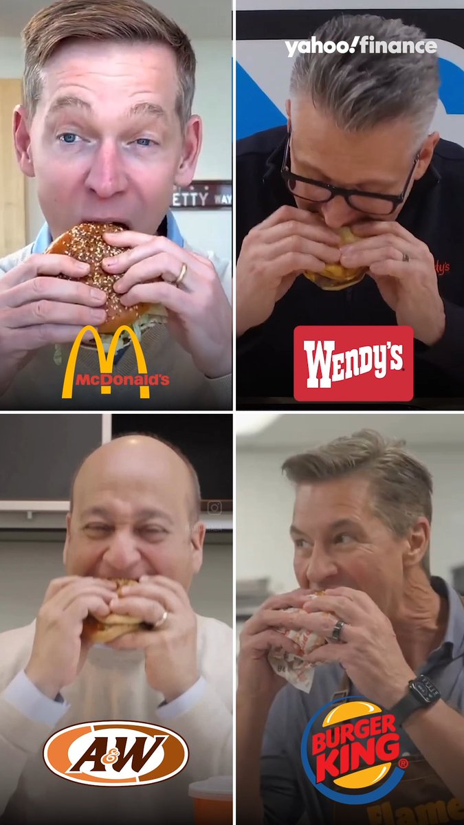 Burger CEO taste-test season is officially open. 🍔🏁