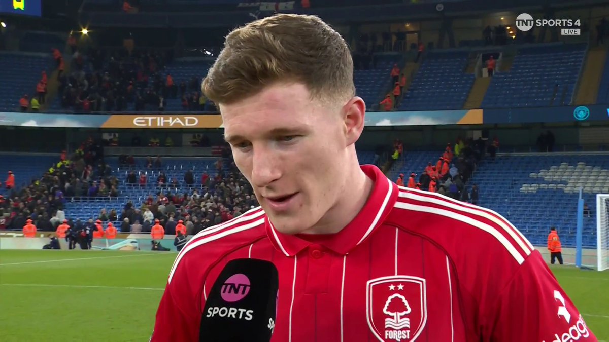 “We had to fight and work hard.” 💬 Elliot Anderson reacts after Nottingham Forest earned a point at the Etihad 👏 Emma Dodds 🎙️ 📺 TNT Sports & discovery+ UK