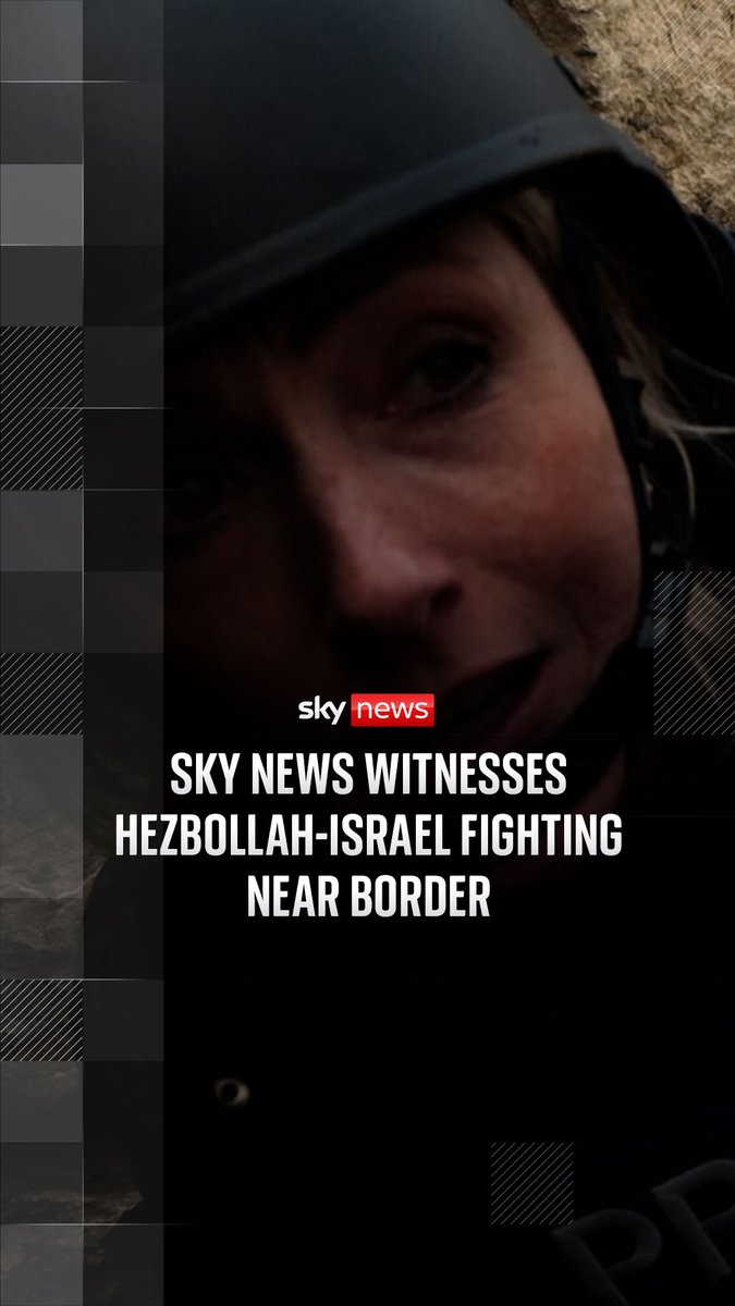 Fighting along the Israel-Lebanon border has intensified after Hezbollah launched rockets into northern Israel two days ago, triggering a wave of Israeli airstrikes across southern Lebanon. Our international correspondent Diana Magnay reports ⬇️ Live 🔗