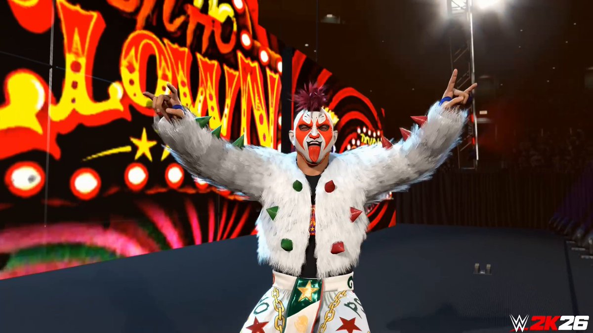 Smile if you dare… 🎪 #WWE2K26 #FirstLook