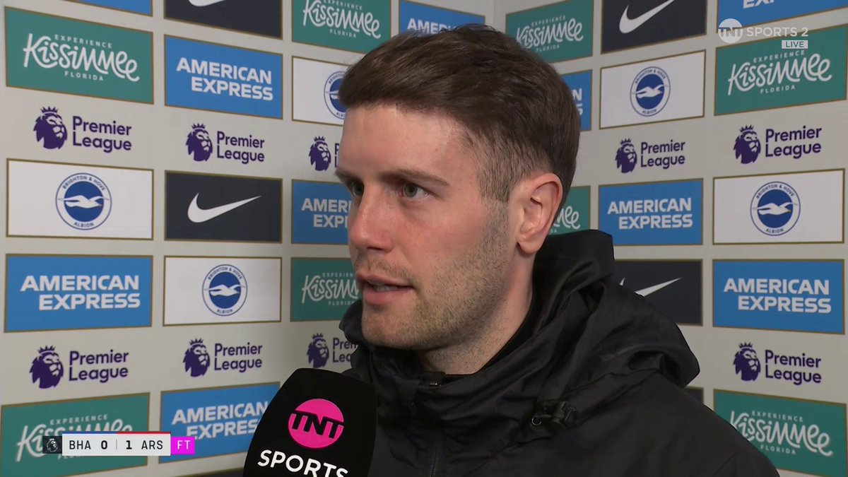 Brighton's manager Fabian Hürzeler: "Did you (ever) saw goalkeeper go down 3 times in a game?" [TNT]