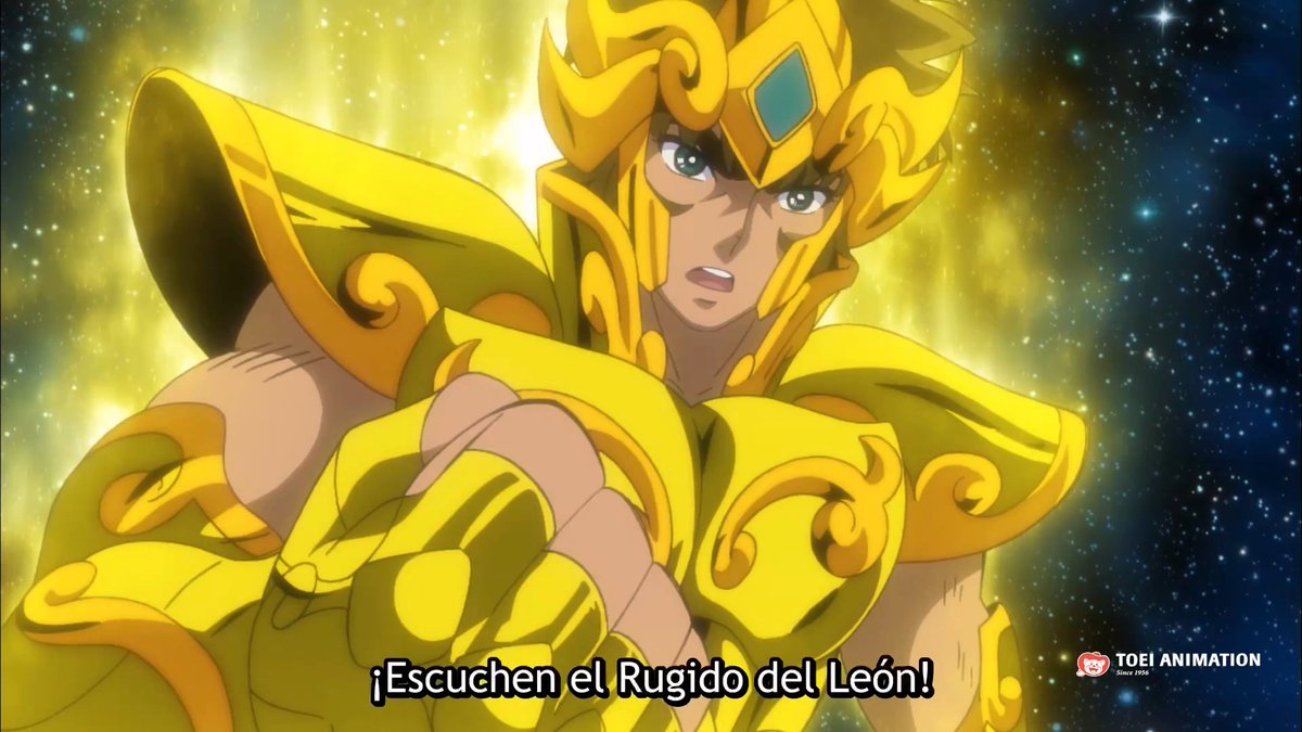 ¡El poderoso Caballero de Leo, Aioria! 🦁✨ ¿Quién comparte signo zodiacal con él? ♌ #LosCaballerosdelZodiaco #SaintSeiya #SoulofGold