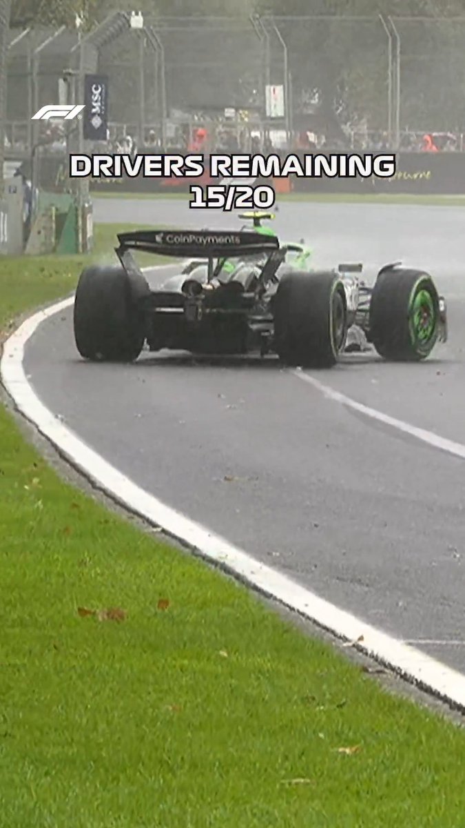 Absolute CARNAGE at last year's Australian Grand Prix 💥 #F1 #AusGP