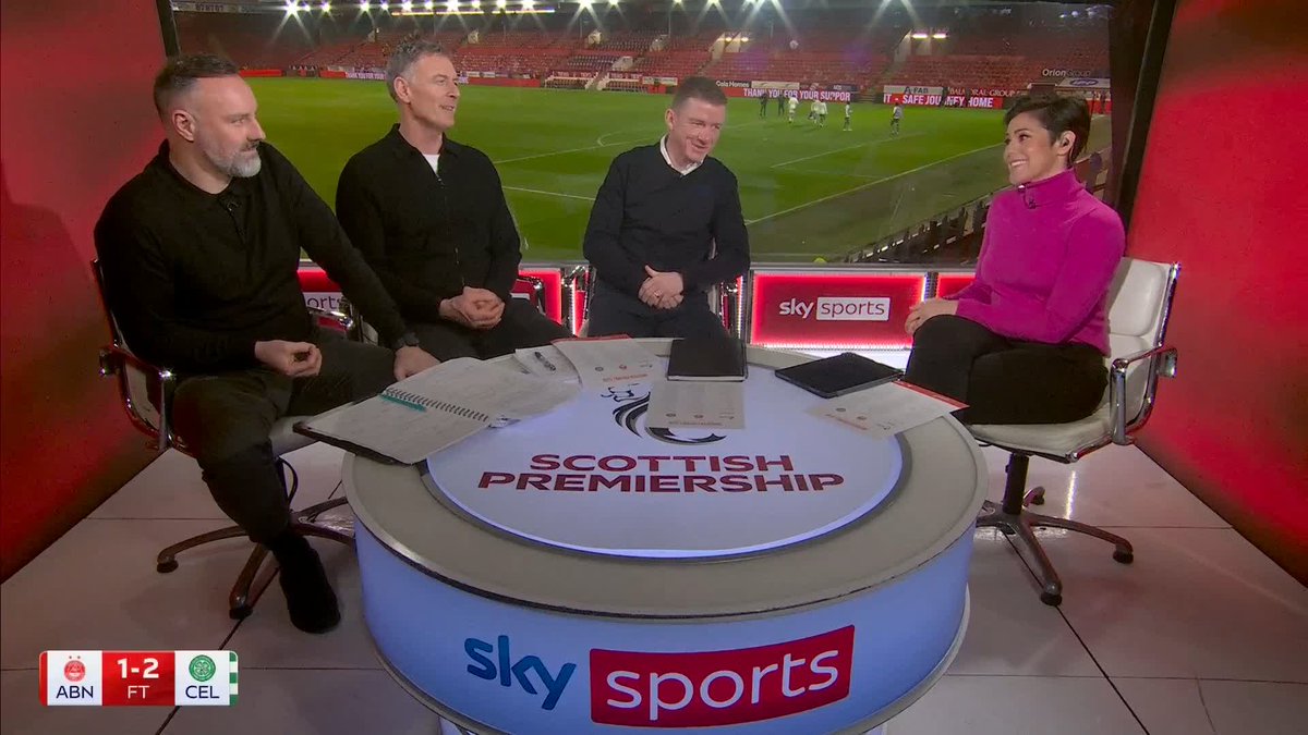 🗣️ "He was ready, and he did the basics really well" Chris Sutton speaks on Benjamin Arthur's POTM performance for Celtic against Aberdeen ⤵️