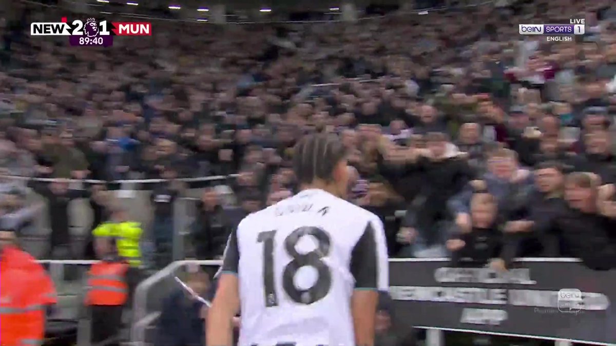 🚨🚨🚨🚨🚨 استمتع بهدف نيوكاسل الثاني بتعليق bein الإنجليزية و صخب جماهير السانت جيمس بارك!! 😨