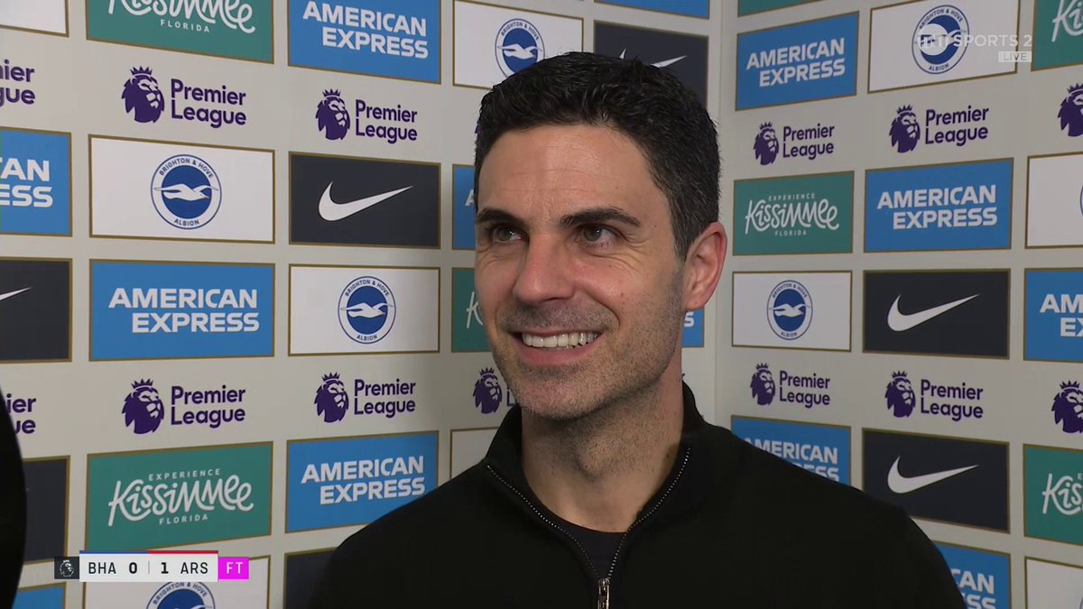 "It's incredible what he's doing...It's a pleasure to have him!" 💫 Mikel Arteta talks Bukayo Saka and Arsenal moving 7 points clear at the top! 📈 📺 TNT Sports & discovery+ UK | 🎙️ Danny Jamieson