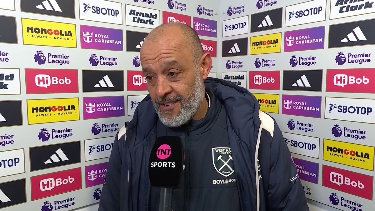 “We fought until the end. It means a lot for us, for our fans” 🙌 Nuno Espírito Santo discusses a massive three points for his West Ham team 💪 📺 TNT Sports &amp; discovery+ UK