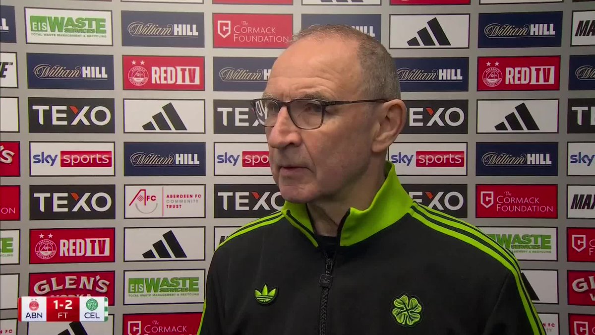 🗣️ “Third game in six days… It’s been a great effort by the team” Martin O’Neill on Celtic’s win at Aberdeen, their first-half handball claim, Benjamin Arthur’s first start and Sunday’s Scottish Cup clash against Rangers ⤵️