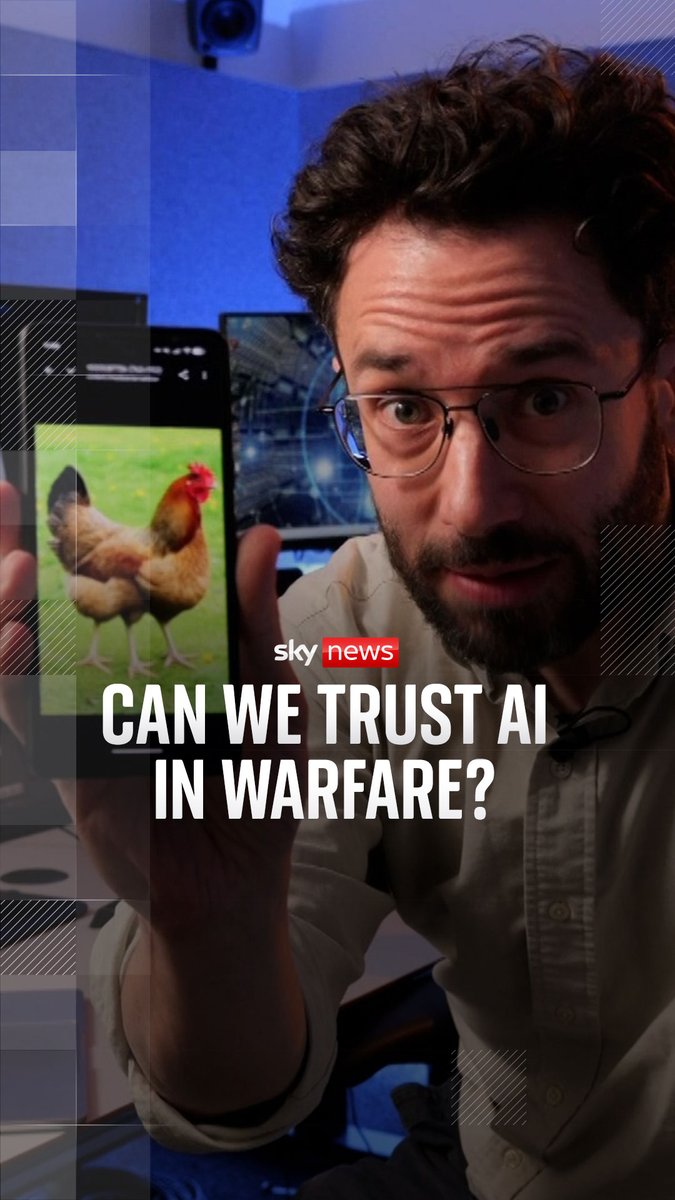 Artificial intelligence can scan vast amounts of data and use it to flag targets, rank threats and suggest priorities - but what are the dangers? Sky's technology correspondent Rowland Manthorpe on AI, warfare and the dangers within ⬇️ Read more 🔗