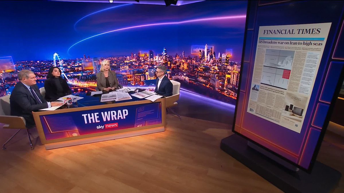 What's on Thursday's front pages? 📰 @AnnaBotting takes a first look at tomorrow's top stories with former Downing Street communications director james lyons and former Tory special adviser @OmmaSalma. The Wrap ➡️ 📺 Sky 501, Virgin 602 and YouTube