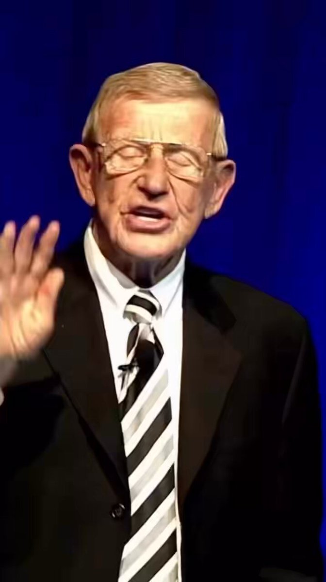Take a LISTEN here to Lou Holtz about what we really need in life. God Bless this man! 🙌🏼