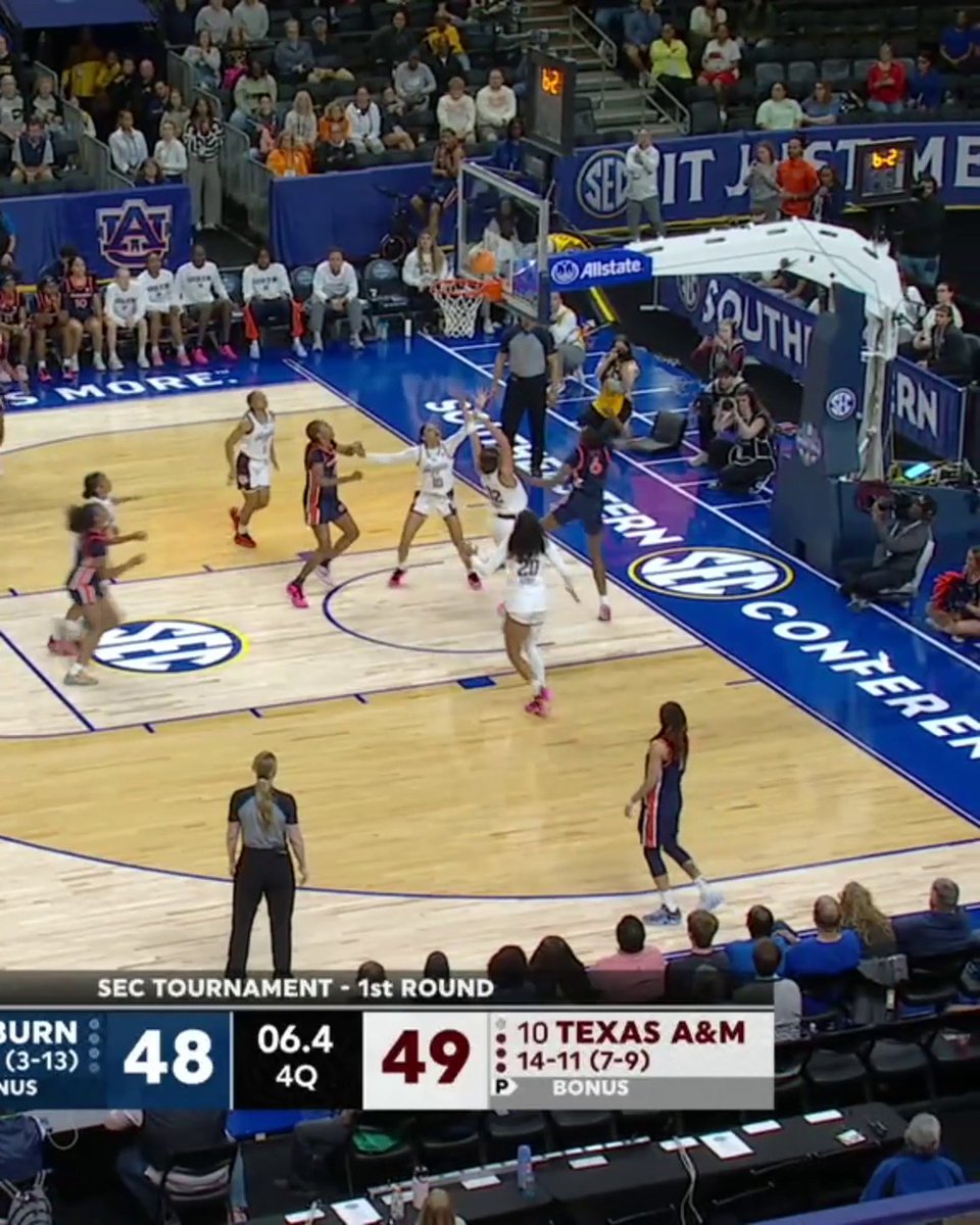 WHAT AN ENDING FOR THE TIGERS‼️ Auburn Women's Basketball advances in the SEC Tourney 😤