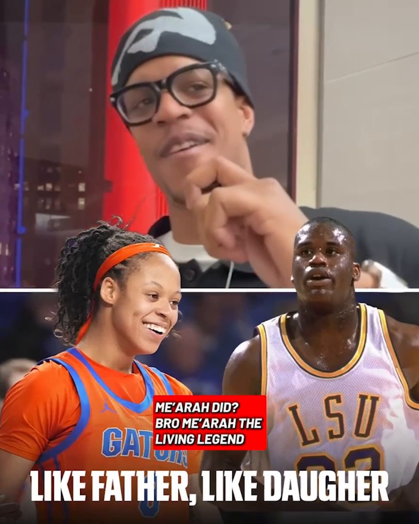 "Me'arah's always been the best hooper in the family." Shareef O'Neal had a proud big brother moment hearing his sister surpassed their dad, Shaquille O'Neal, in SEC Tournament scoring 👏