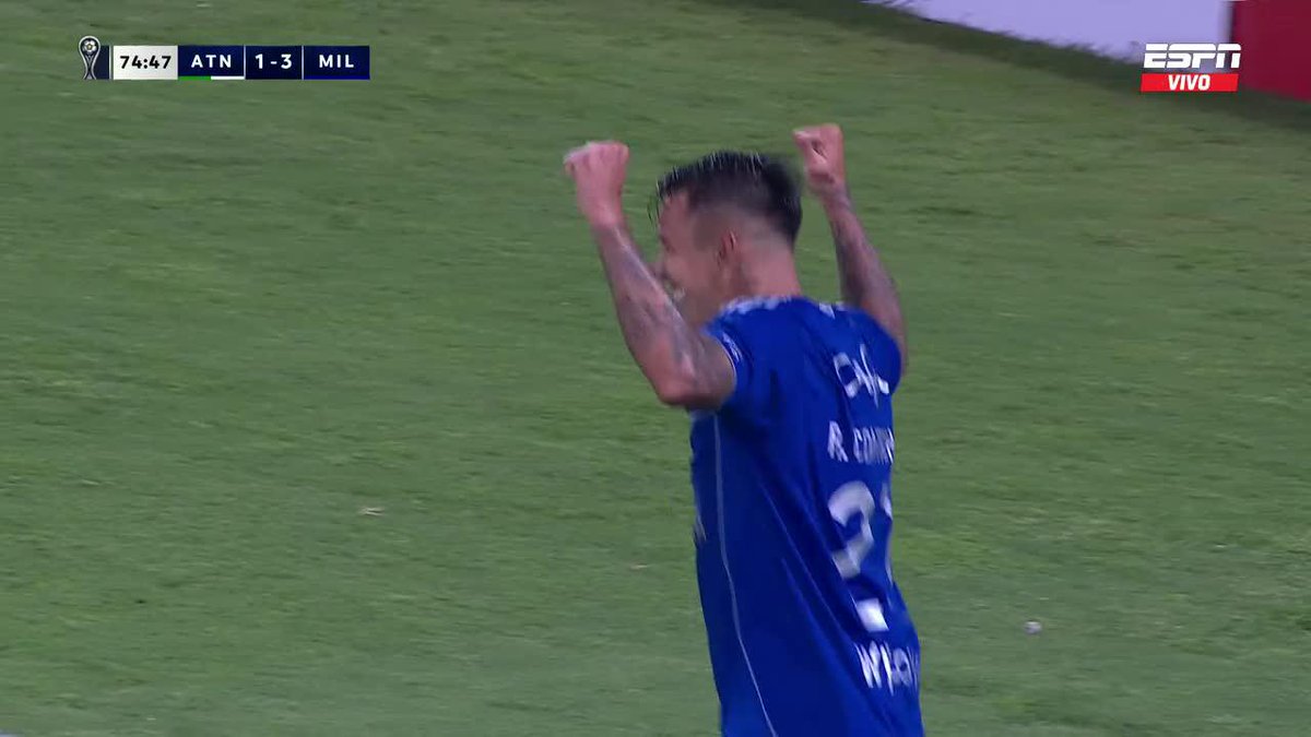 Corrida memorable de Rodrigo Contreras para otro GOLAZO de Millonarios 🇨🇴🔥 3-1 a Atlético Nacional en el clásico colombiano por Copa Sudamericana.