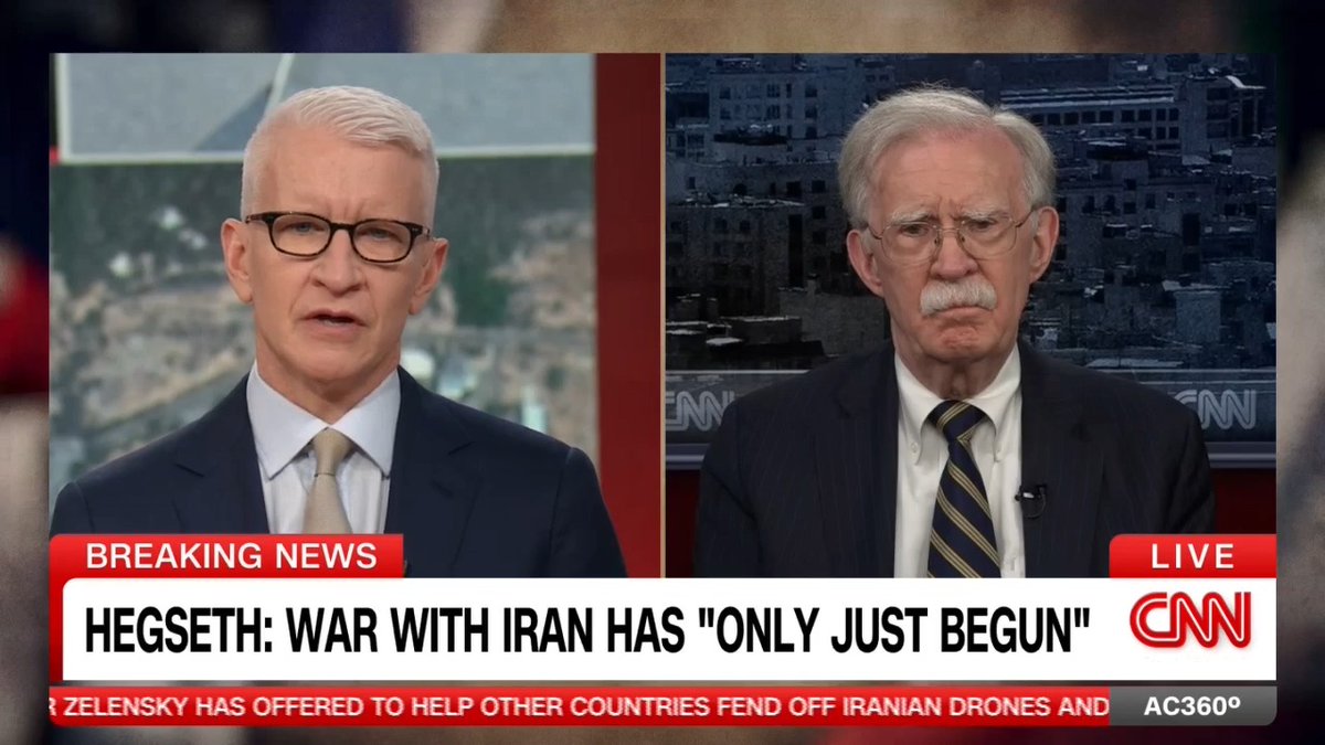 Former Trump National Security Adviser John Bolton says the administration's end goal in Iran should be regime change, but criticizes the administration's failure to prepare the public for the attack and shore up support.
