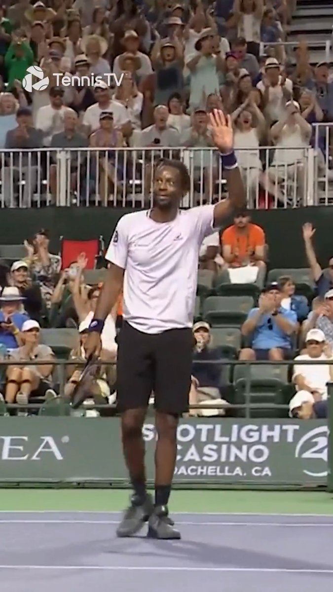 CETTE DÉFENSE 😱 Gaël Monfils fait le SHOW pour son 17e et dernier Masters 1000 d’Indian Wells. 🔥🇫🇷