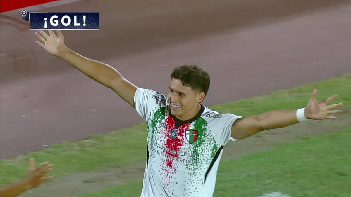🇨🇱 PALESTINO FESTEJÓ EN EL ESTADIO NACIONAL EN UN FINAL DE LOCOS 🔥 El equipo dirigido por Muñoz derrotó 2-1 a U. De Chile en la Fase Previa de la CONMEBOL #Sudamericana y avanzó a la Fase de Grupos ⚽ Da Silva a los 85’ y Garguez Gómez a los 90+6. Guerrero lo empató a los 90+4